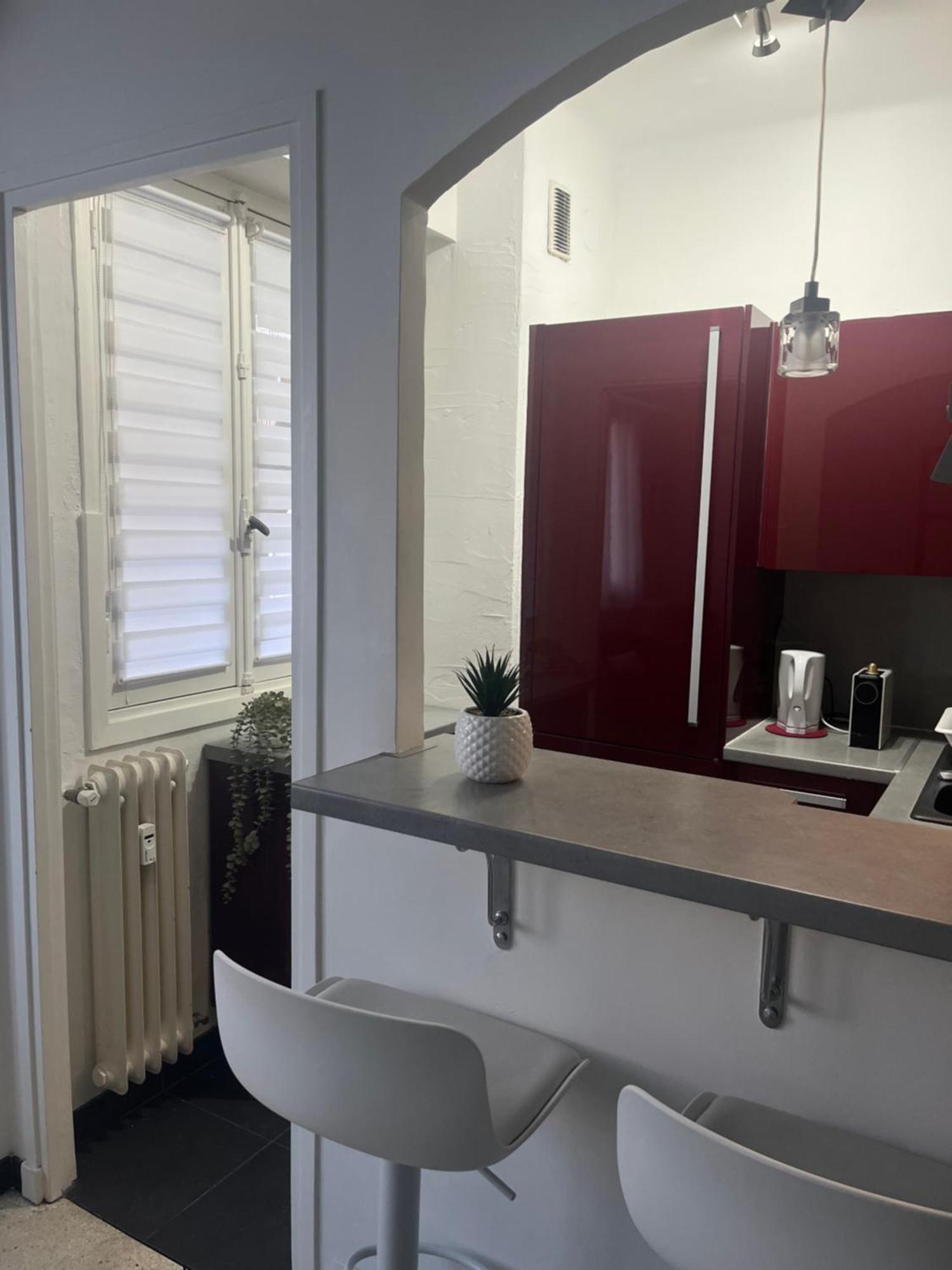 Nice Sejour Detente Studio Lumineux Balcon Cuisine Equipee Wifi Exterior photo